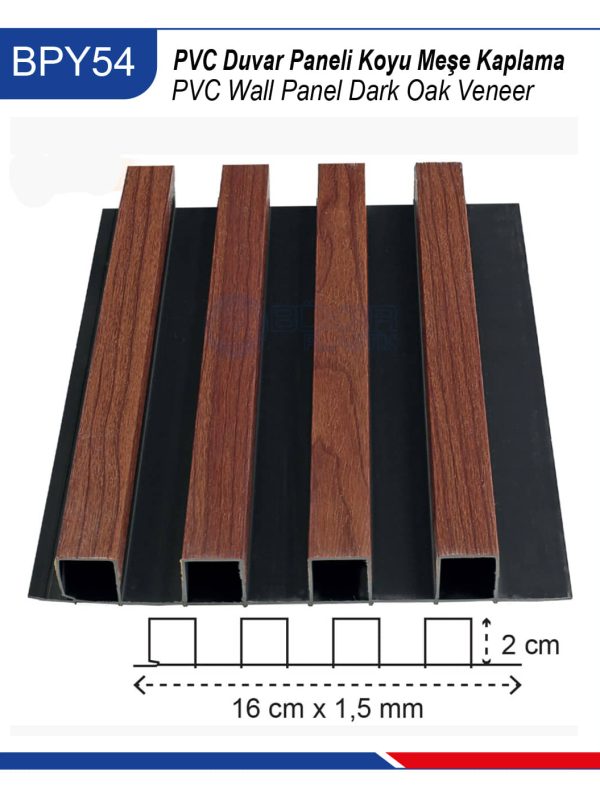 BPY-54-PVC-Wall-Panel-Dark-Oak-Venee-Buker-Plastik-Ceiling-and-Wall-Panels-izmir-Paneling-Prices